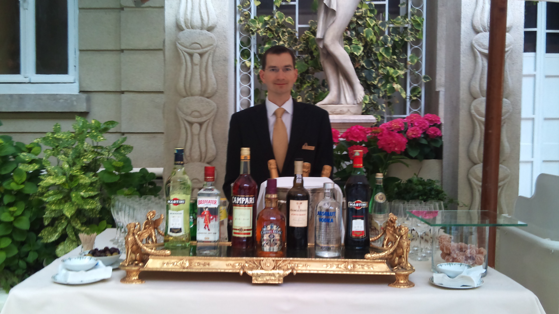               A l'H&ocirc;tel Ritz place Vend&ocirc;me 